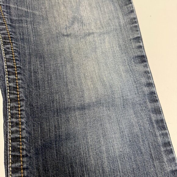 Ariat M4 FR Relaxed Boot Cut Jeans Mens 36x30 Blue Workwear Western Cowboy - Picture 6 of 16